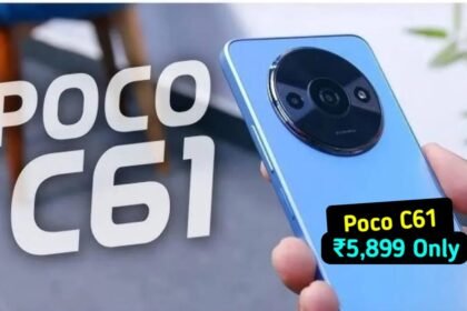 Poco C61 smartphone with 6.71-inch display, 5000mAh battery and Helio G36 processor