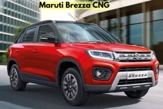 Maruti Brezza CNG SUV का साइड व्यू लुक और एक्सटीरियर डिज़ाइन